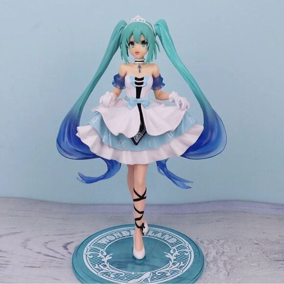 New Cinderella Princess Hatsune Miku Action Figure Anime 20cm - Picture 1 of 9